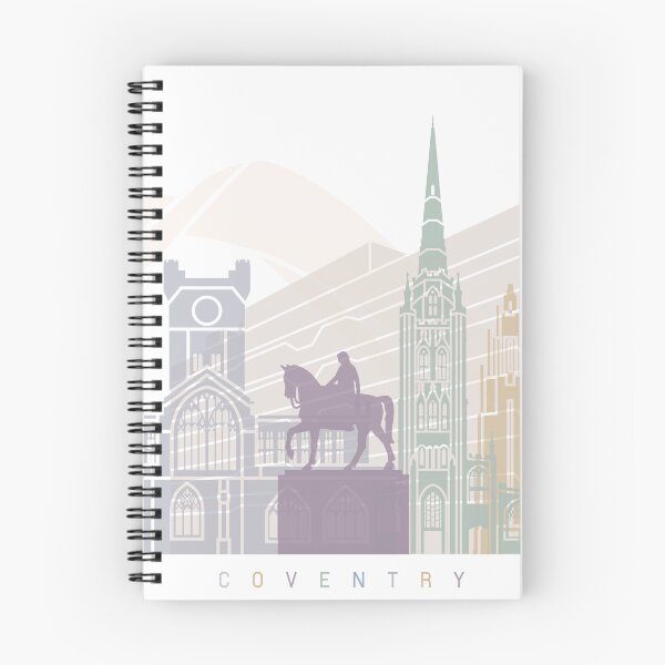 Item preview, COVENTRY  SKYLINE POSTER PASTEL designed and sold by paulrommer.