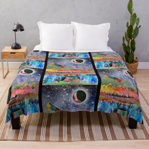 Item preview, Camping under the moon Metal Print designed and sold by AdiMeta.