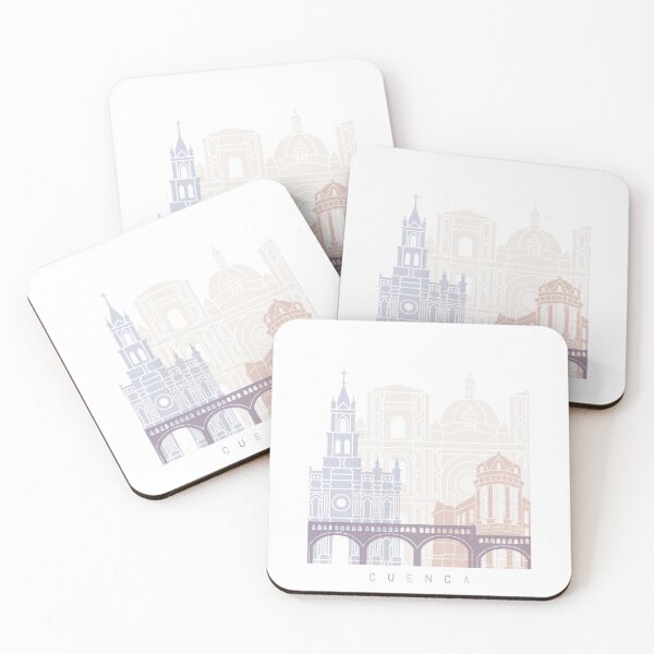 Item preview,  CUENCA EC  SKYLINE POSTER PASTEL designed and sold by paulrommer.