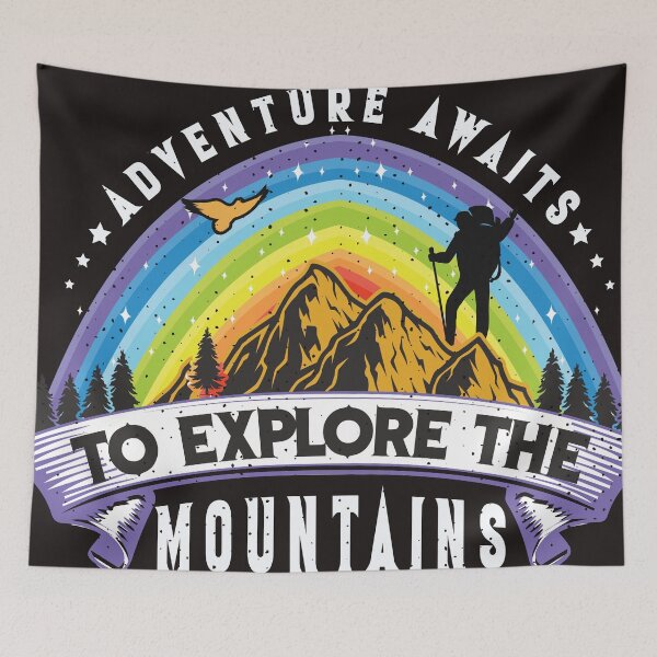 Item preview, Adventure Awaits To Explore The Mountains designed and sold by RED FIR.