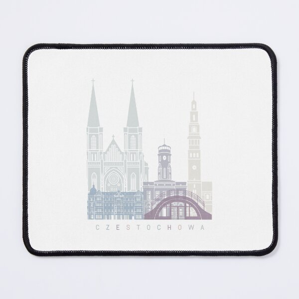 Item preview, CZESTOCHOWA SKYLINE POSTER PASTEL designed and sold by paulrommer.