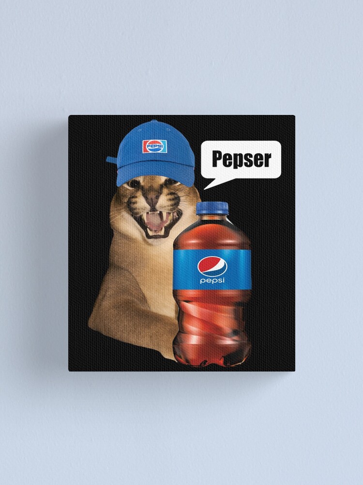 Drunk Floppa Meme Caracal Cat  Canvas Print for Sale by