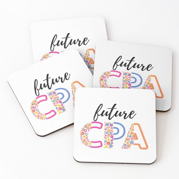 Item preview, Future CPA Future  Accountant in Progress Accounting Student (black) designed and sold by CaitU.