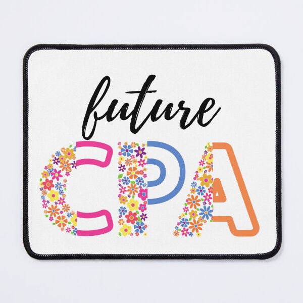 Item preview, Future CPA Future  Accountant in Progress Accounting Student (black) designed and sold by CaitU.
