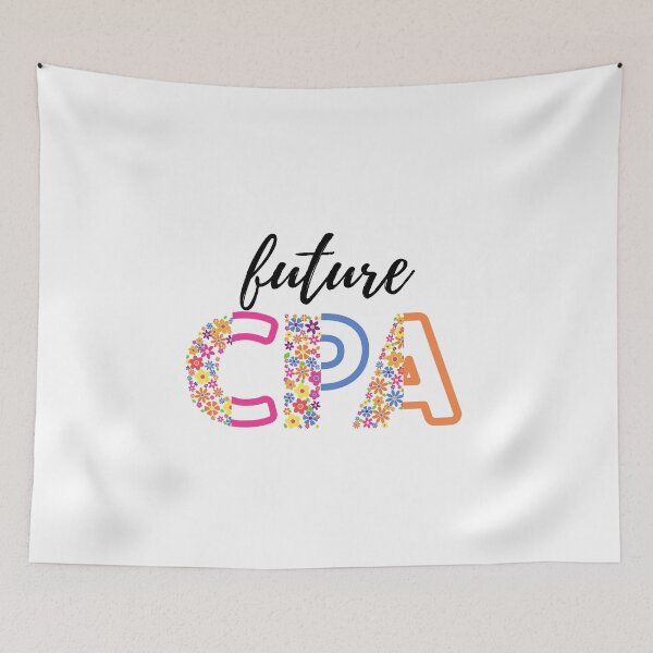 Item preview, Future CPA Future  Accountant in Progress Accounting Student (black) designed and sold by CaitU.