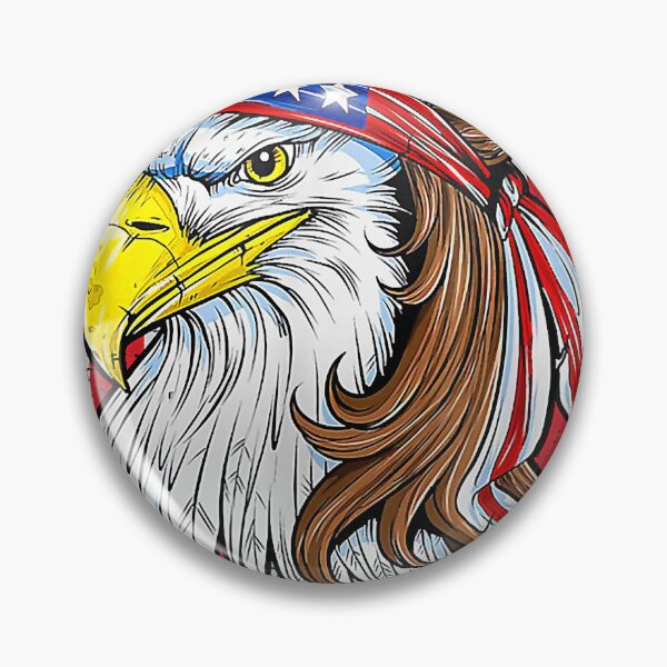 Item preview, 4th Of July Patriotic Eagle Mullet American Flag USA designed and sold by SethFrancis37.