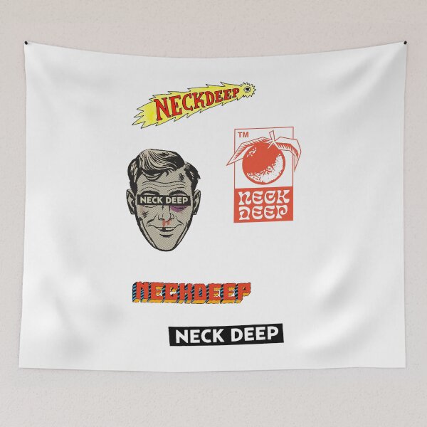 Item preview, neck deep sticker pack designed and sold by CoPrachik.