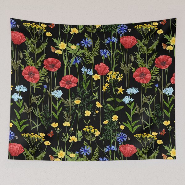 Item preview, Wild herbs. Wildflowers in summer designed and sold by IrinaVaneeva.