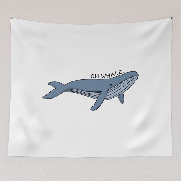 Artikelvorschau, "Oh Wal." Wal Illustration 1 Klassisch entworfen und verkauft von CoPrachik.