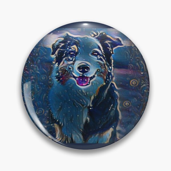 Item preview, Australian Shepherd Blue Starry Night designed and sold by Cuddlythopia.