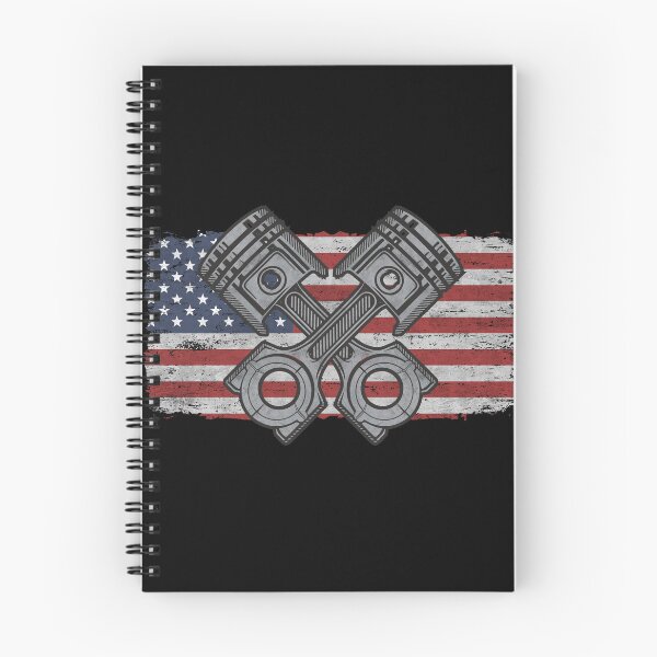 Item preview, American Flag Piston Car Enthusiast Funny Cars Repair Fixer Mechanic Gift  designed and sold by alenaz.