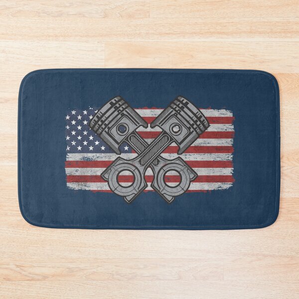 Item preview, American Flag Piston Car Enthusiast Funny Cars Repair Fixer Mechanic Gift  designed and sold by alenaz.