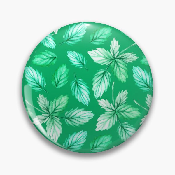 Item preview, Green leaf pattern. Watercolor drawing. designed and sold by Trilisti.