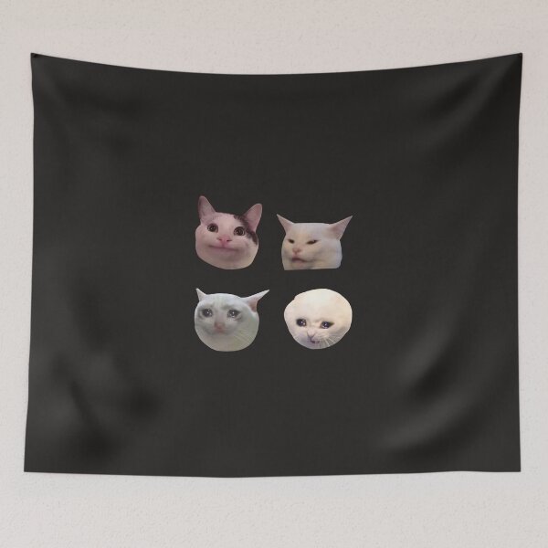 Item preview, Meme Cats Pack of Stickers Sticker designed and sold by Valenlner.