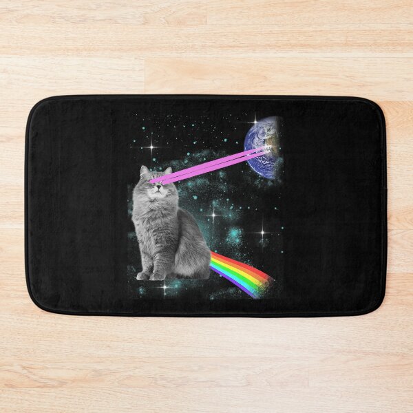 Item preview, Laser Eyes Space Cat designed and sold by MinamoShijoko.