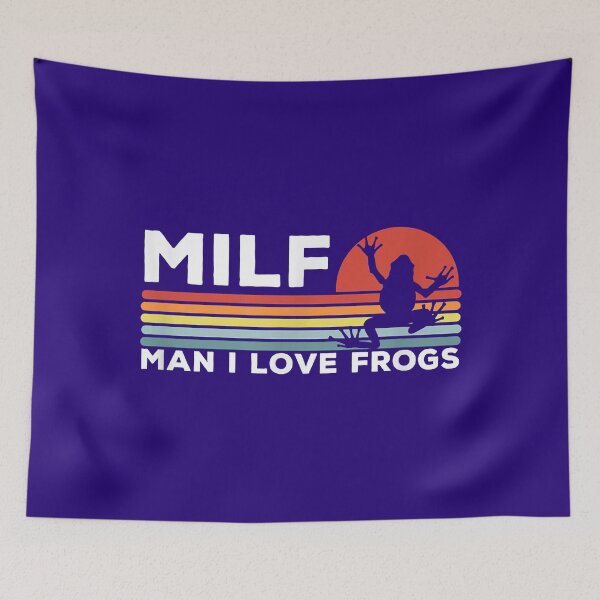 Item preview, MILF Man I Love Frogs Funny Frogs designed and sold by MinamoShijoko.