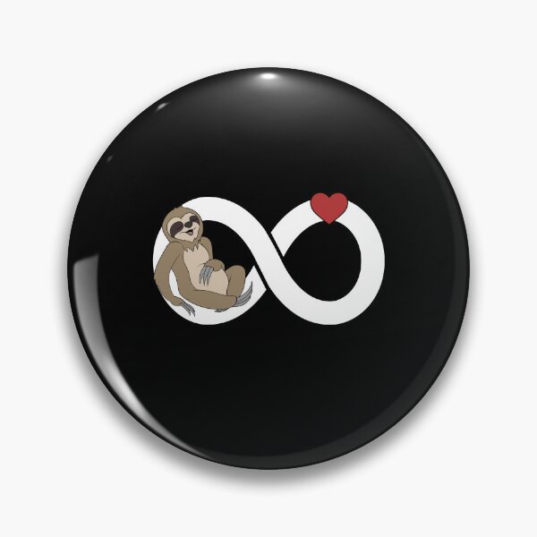 Item preview, Infinity Love Sloth Lover Lazy Animal Sloth designed and sold by bestshirtdesign.