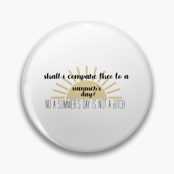 Item preview, Nick Miller Summer's Day Quote designed and sold by MinamoShijoko.