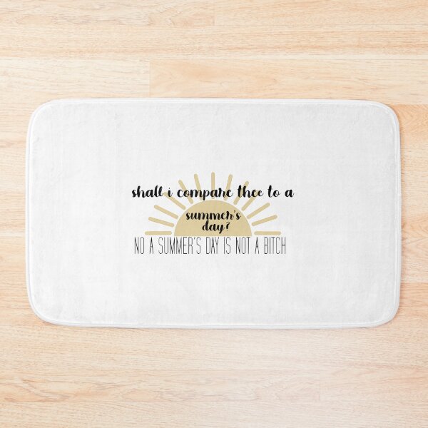 Item preview, Nick Miller Summer's Day Quote designed and sold by MinamoShijoko.