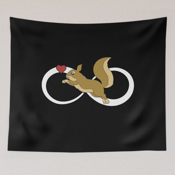 Item preview, Squirrel Lover Infinity Sign Forest Animal Squirrel designed and sold by bestshirtdesign.