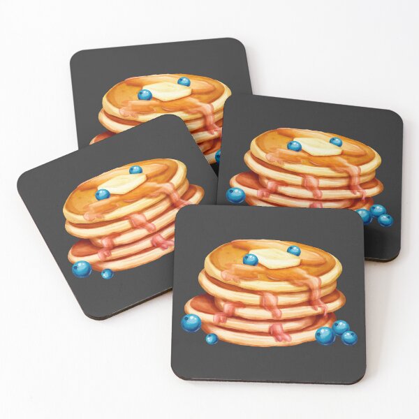 Item preview, Stack of Blueberry Pancakes With Butter And Maple Syrup designed and sold by Alicia Chee.