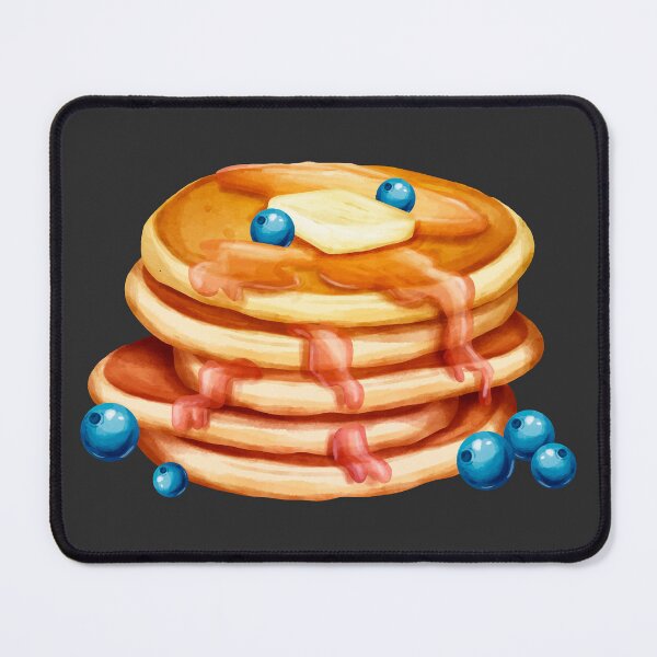 Item preview, Stack of Blueberry Pancakes With Butter And Maple Syrup designed and sold by Alicia Chee.