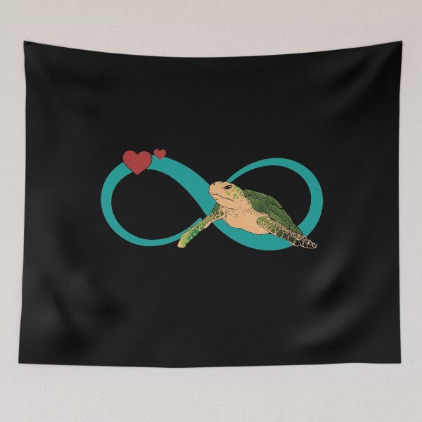 Item preview, Sea Turtle Lover Ocean Animal Infinity Symbol Turtle designed and sold by bestshirtdesign.