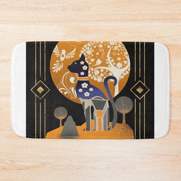 Item preview, Art Deco Print | Cat Art Deco | Art Deco Bathroom Decoration | Vintage Art Noveau Print | Maximalist Wall Decor | Art Deco Wall Art | Art Deco Poster designed and sold by EmmiFoxDesigns.