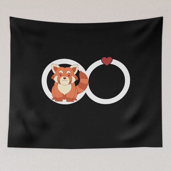 Item preview, Red Panda Lover Infinity Love Chinese Animal Red Panada designed and sold by bestshirtdesign.
