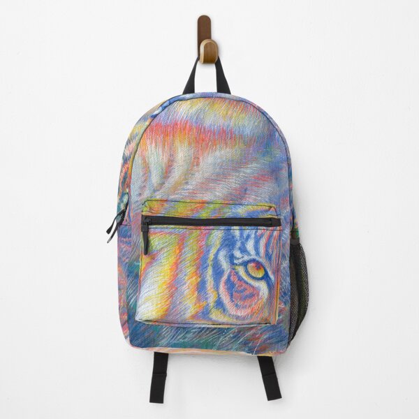 Item preview, Trippy psychedelic tiger painting designed and sold by Ruth Cadioli.