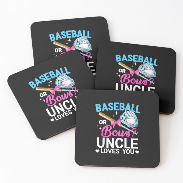 Item preview, Baseball Or Bows Uncle Loves You Gender Reveal designed and sold by SeppeGoffin.
