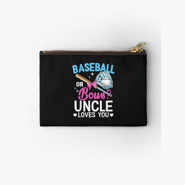 Item preview, Baseball Or Bows Uncle Loves You Gender Reveal designed and sold by SeppeGoffin.