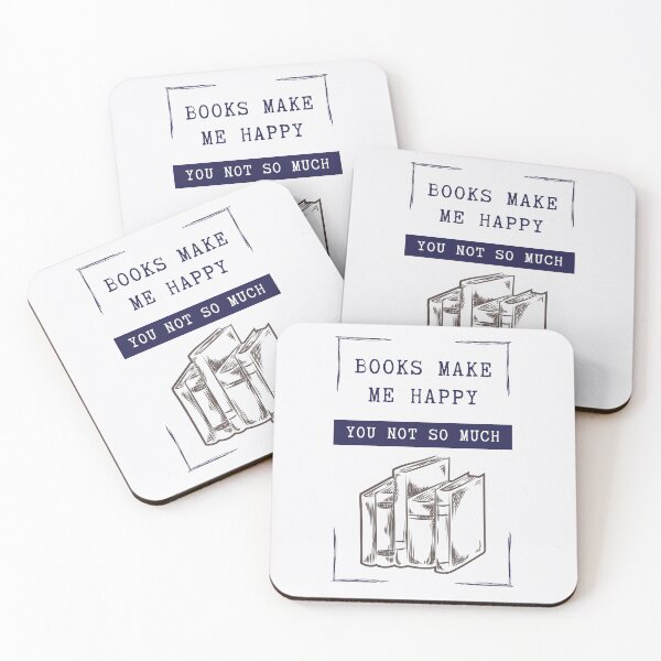 Item preview, Books Make Me Happy You Not So Much designed and sold by Alieso.