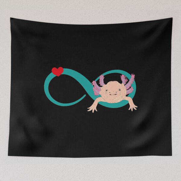 Item preview, Axolotl Lover Infinity Sign Mexican Salamander Axolotl designed and sold by bestshirtdesign.