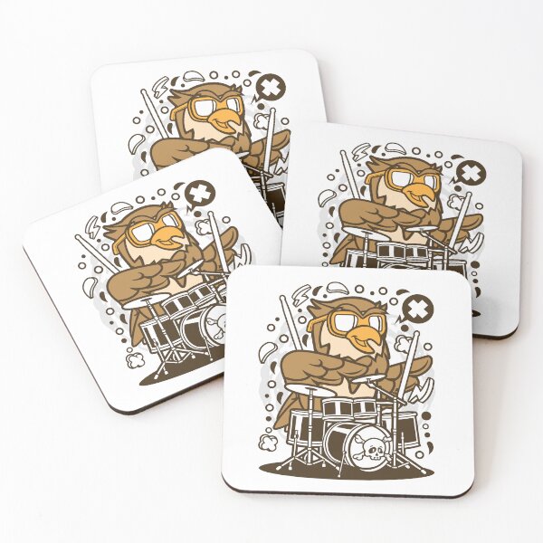 Item preview, Owl Drummer designed and sold by K-ARO.