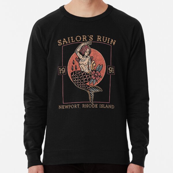 Item preview, Sailor's Ruin, Old School Nautical, Pinup Mermaid Girl Tattoo Design, Rhode Island designed and sold by Proverbial Wisdom Design.