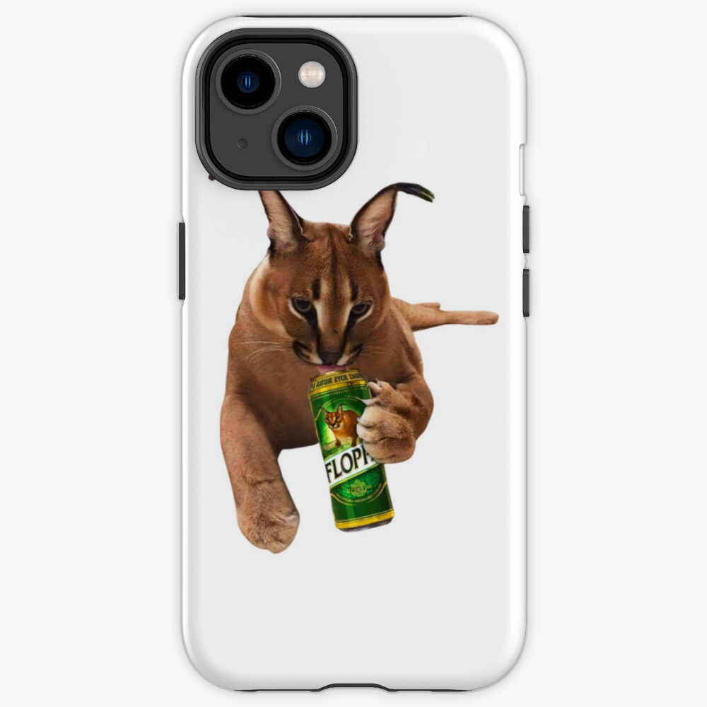  iPhone 14 Big Floppa Meme Cat Case : Cell Phones & Accessories