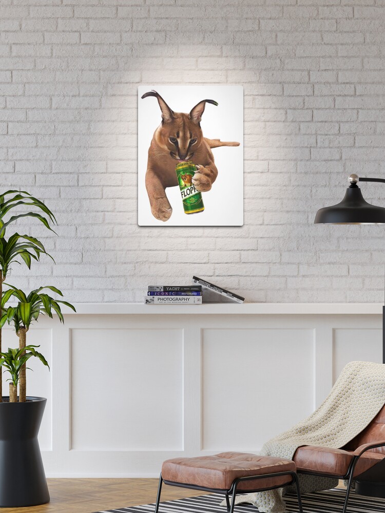 Drunk Floppa Meme Caracal Cat  Postcard for Sale by fomodesigns