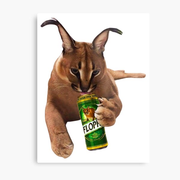 Big Floppa - Caracal meme cat / fat floppa / cursed floppa Postcard for  Sale by romanticists