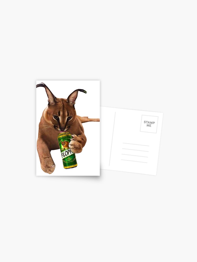 Big Floppa - Caracal meme cat / fat floppa / cursed floppa | Art Board Print