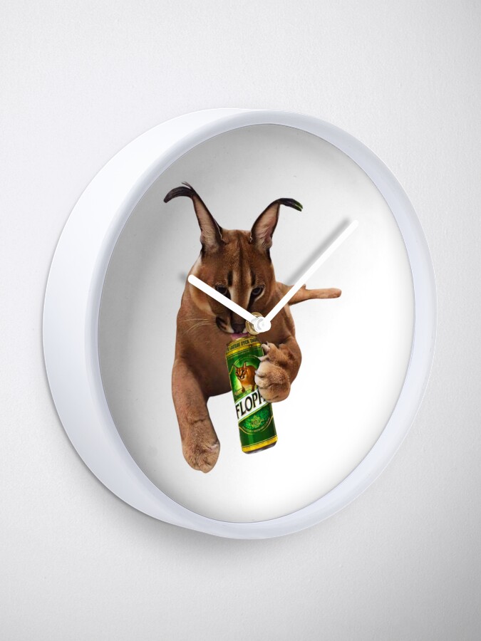 Drunk Floppa Meme Caracal Cat | Art Print