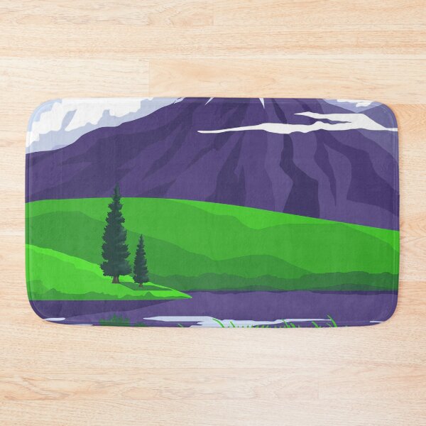 Item preview, Lake Landscape Art green  designed and sold by Tshirtstory.