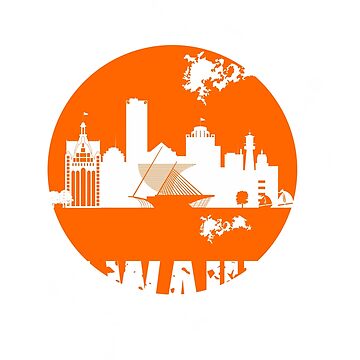 Artwork thumbnail, Milwaukee skyline by DimDom