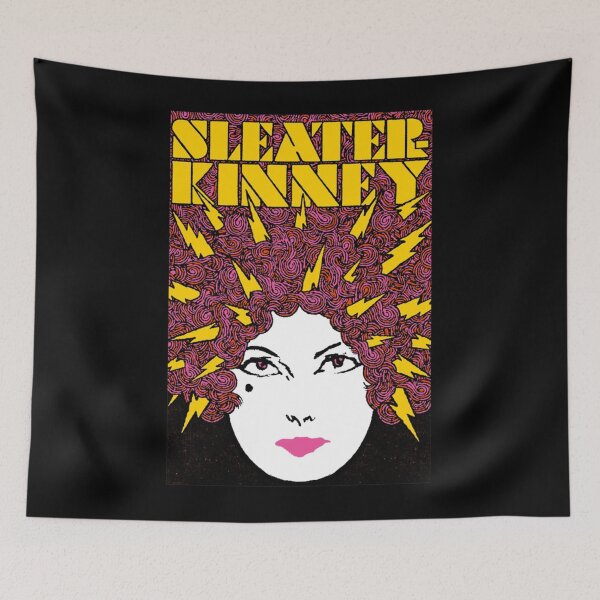 Item preview, Painting the face Sleater Kinney rock music designed and sold by Glynding.