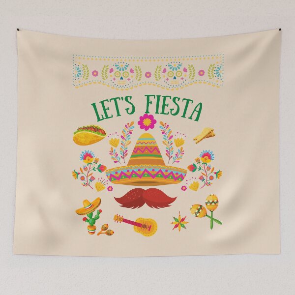 Item preview, Cinco De Mayo Mexican Guitar Cactus Lets Fiesta Mexican designed and sold by Alieso.