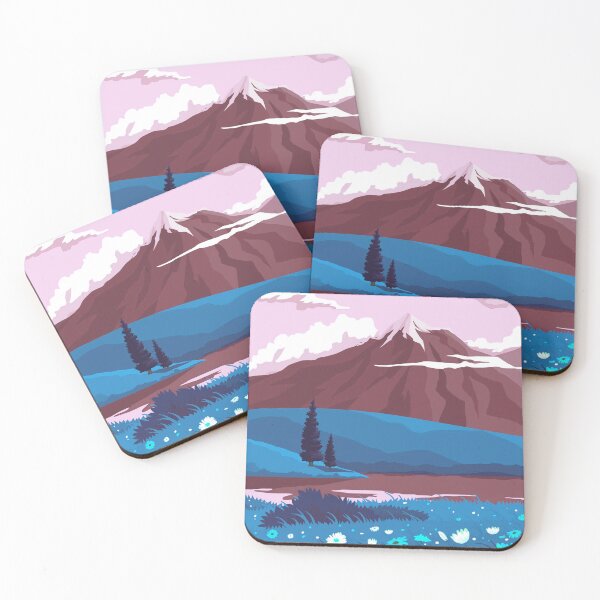 Item preview, Lake Landscape Art Blue  designed and sold by Tshirtstory.