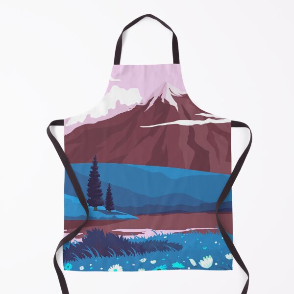 Item preview, Lake Landscape Art Blue designed and sold by Tshirtstory.