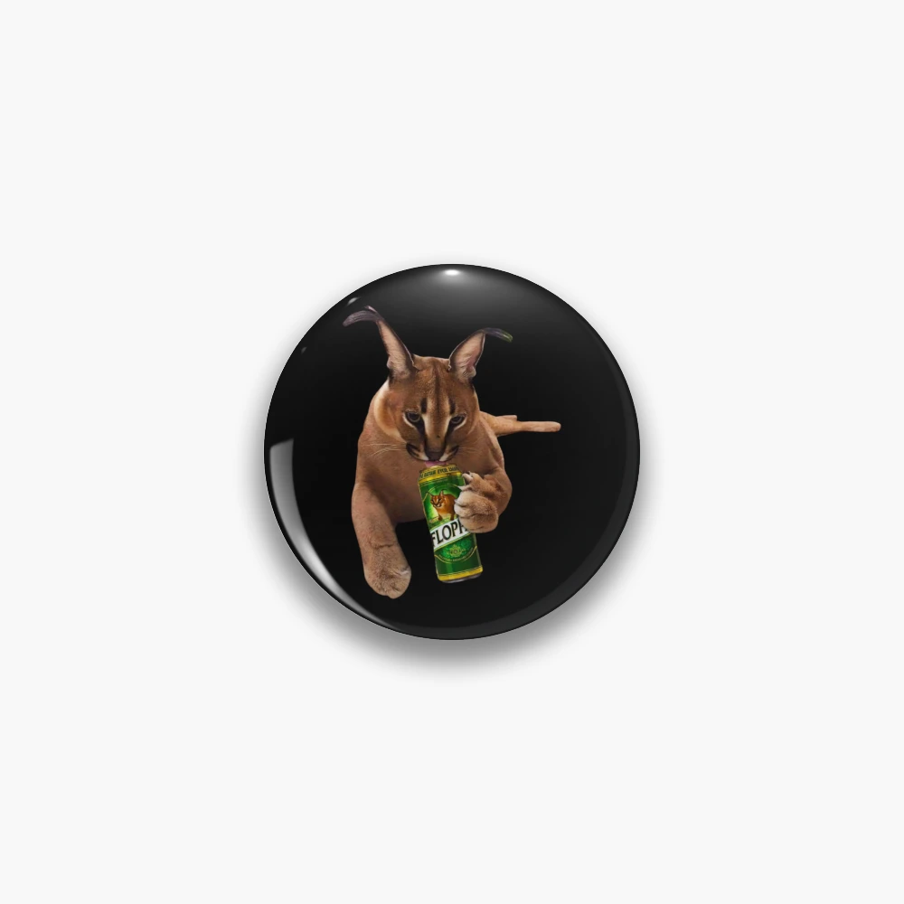 Drunk Floppa Cat Meme Sticker for Sale by fomodesigns