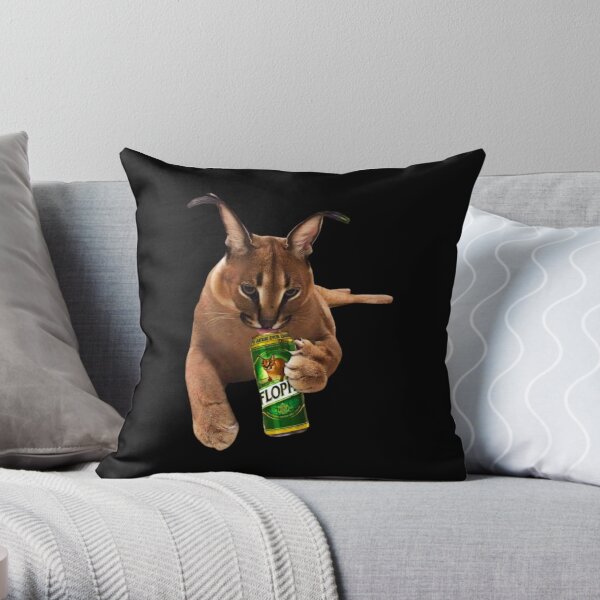  Floppa Memes Big Cat - Almohada para cojín de 18.0 x 18.0 in,  multicolor : Hogar y Cocina