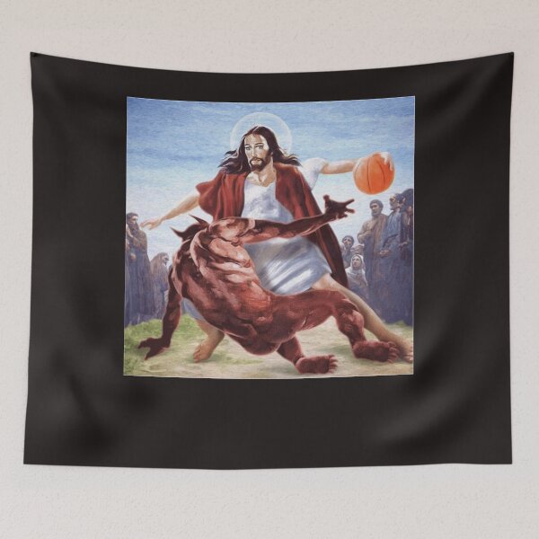 Item preview, Jesus and Devil  Essential T-Shirt designed and sold by DYLANCARTER.